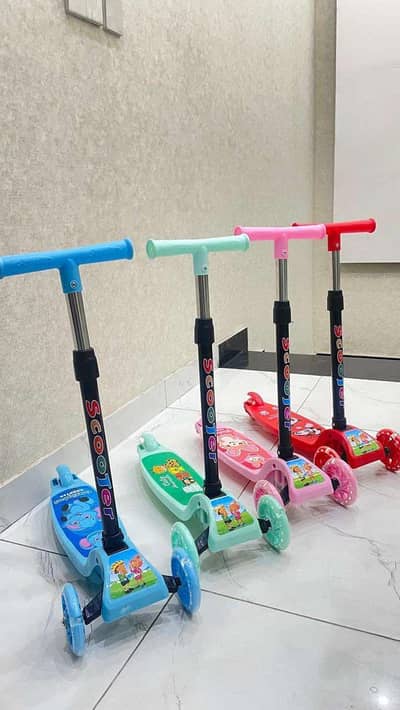  AZADI OFFER! China Imported 3-Wheel LED Kids Scooter