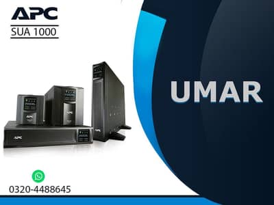 Apc online/line interactive ups Available.