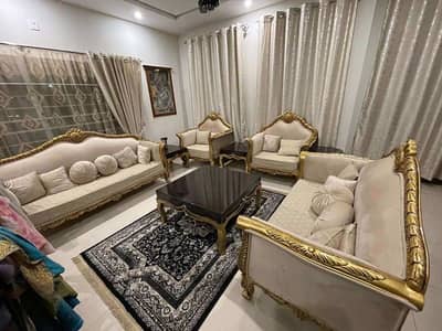 Sofa Set 7 Seater with 3 Tables
