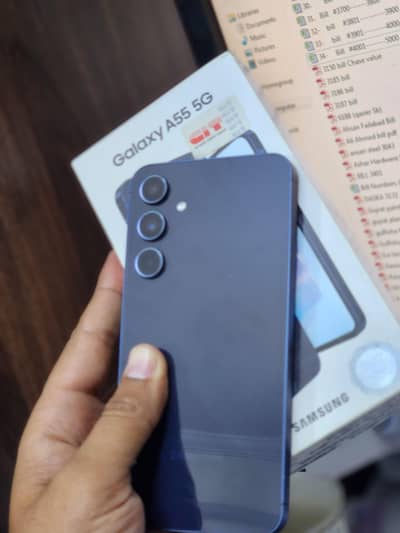Samsung Mobile A55 5G with box
