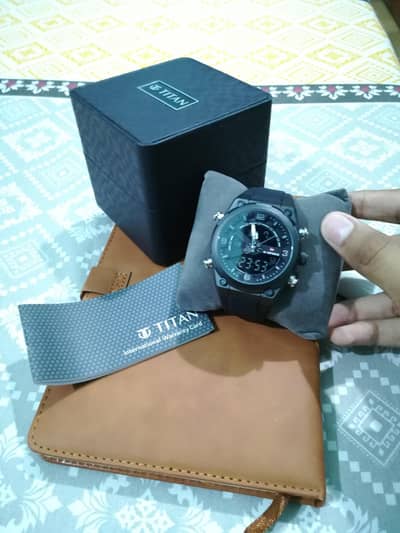 NAVIFORCE Men's Analog Digital Sport/Watch/Black/Box & warranty card