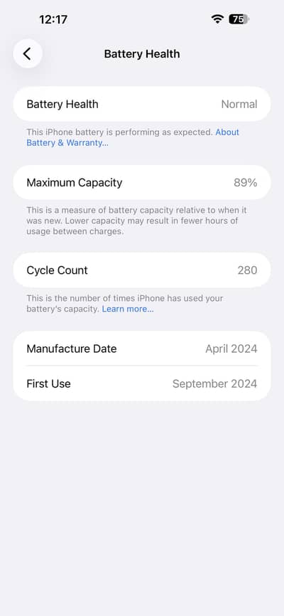 Apple iPhone 15 Pro Max jv 89 health