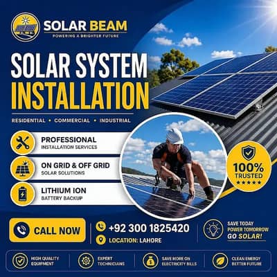 Solar Package, Solar Installation, Solar Earthing Boring, inverter