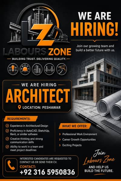 WE ARE HIRING ARCHITECT FOR OUR OFFICE