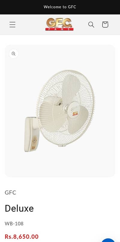 Brand new GFC deluxe bracket fan urgent sale