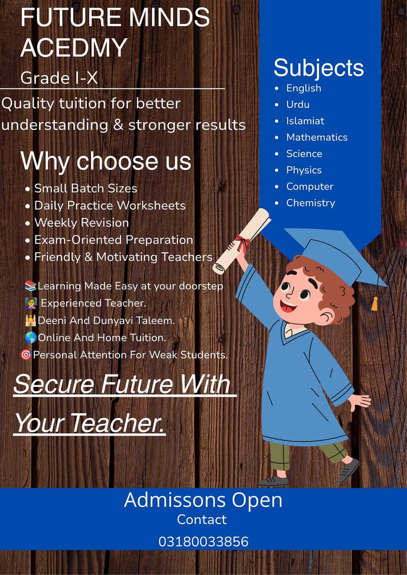 Future Minds Acedmy Online And home based Tuition 0