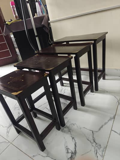 4 PCs Nesting Tables Set