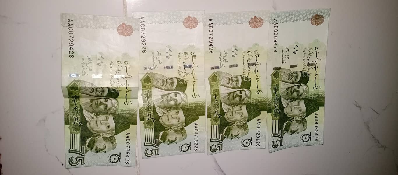 75 rupees note 3