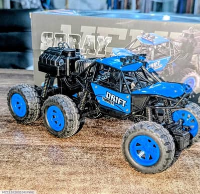 Drift pioneer 6 wheel spray Rock crawler RC car