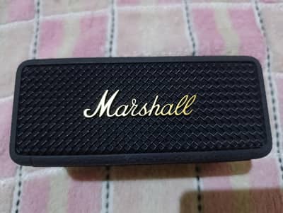 Marshall Emberton II Portable Bluetooth Speaker, Black & Brass