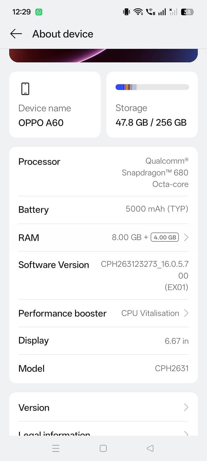 OPPO A60 1
