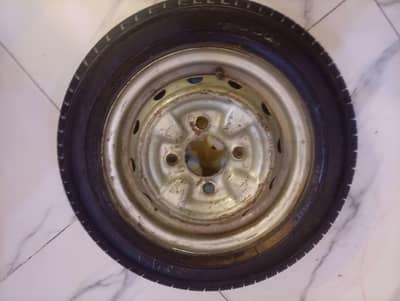 Daihatsu Cuore Genuine RIM 12" &Yokohama tubeless tyre Condition 10/10