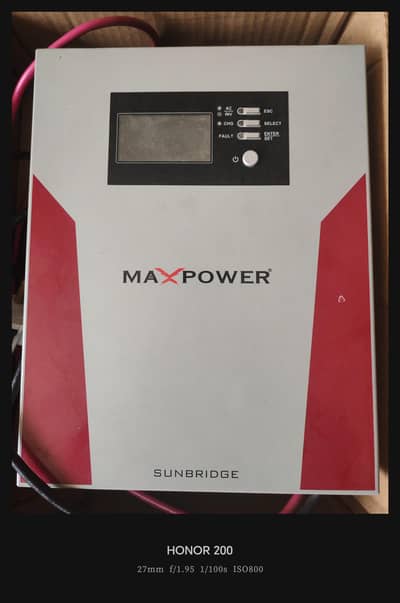 Max Power Sunbridge 1000 Solar Inverter