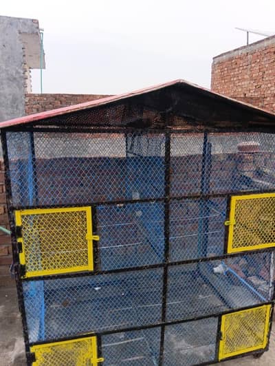 Heavy Weight Mazboot Cage For Sale Floor ki lakriya mil gaya gi