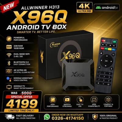 X96Q Android TV box 8gb/128gb 0326/4174/150