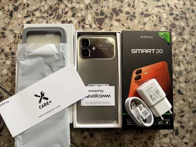 infinix smart 20 4/64 complete box just box open 3 days used