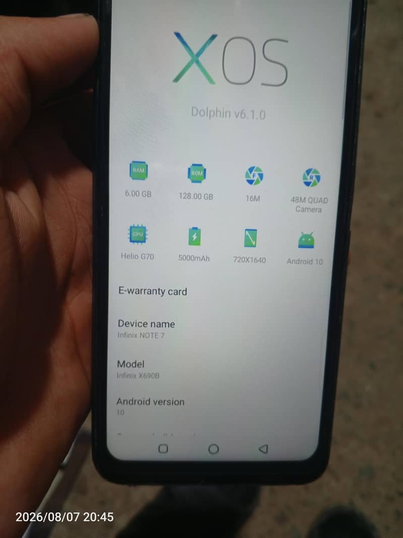 Infinix Note 7 0