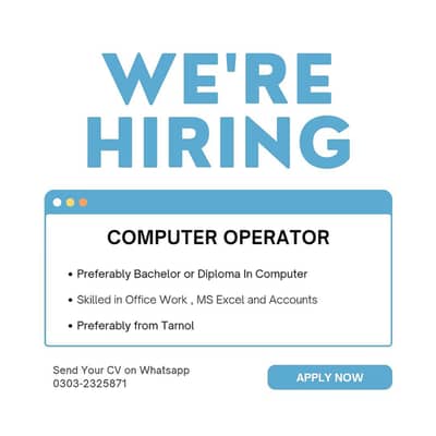 Computor Operator