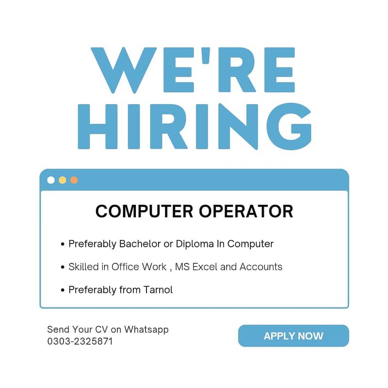 Computor Operator 0