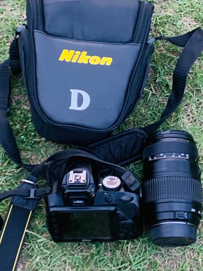 Camera nekon D3400 with charger battery lens 70_300
