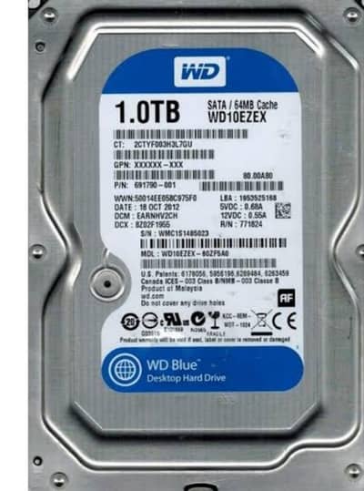 1 tb hard drive wd urgent sell 100%health