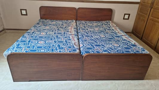 Single beds - Double bed - wooden beds for sale