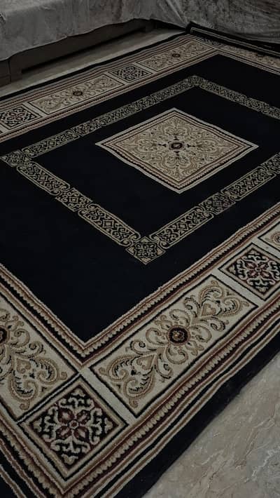 tv lounge carpet black and fone
