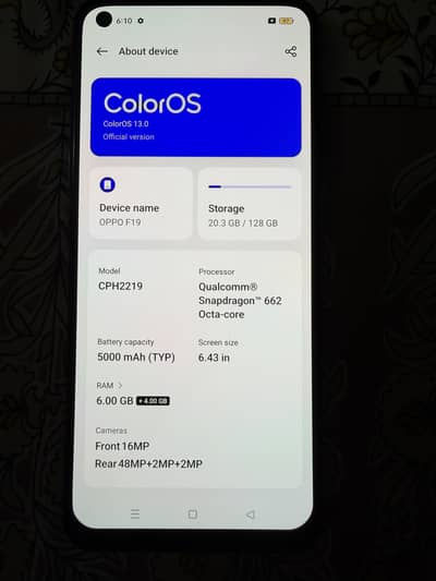 OPPO F19