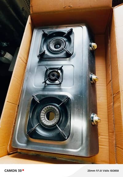 stainless stove