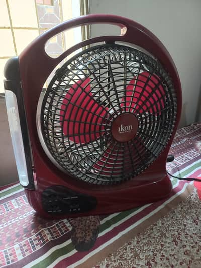 IKON RECHARGEBLE FAN  slightly used