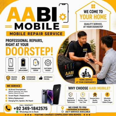Mobile Repair Service at Home karachi | Screen, Battery & port Repair