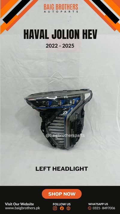 Haval H6 Phev 2.0 Turbo Jolion Hev 1.5 Headlight Light Drl Lite Back.