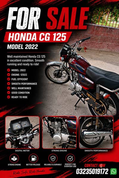 Honda 125 Genuine condition.