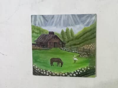 hand made painting .