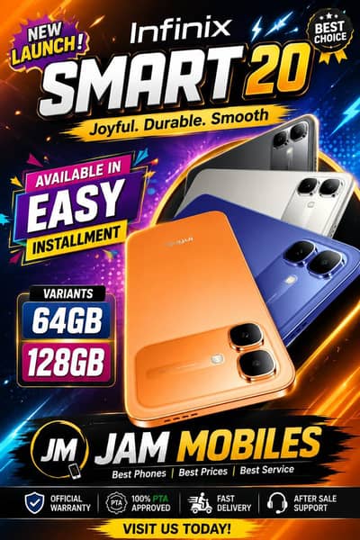 Infinix Smart 20 64gb and 128