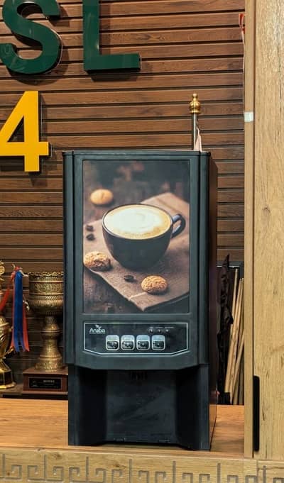 Aruba 4 Option Tea & Coffee Vending Machine | 100% Working | Like New