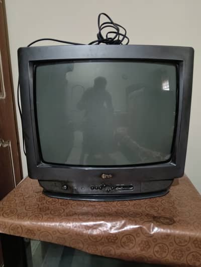 LG TV with TV trolley