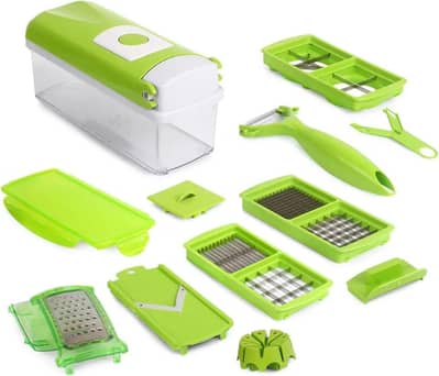 12 piece Multi function salad, fruit & vegetable chopper All in oneset