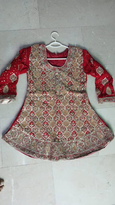 Bridal Dress| Barat Dress | Red mahroon Color