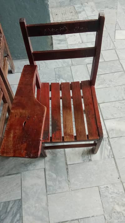 Side table wooden school Chairs 32 For primary section