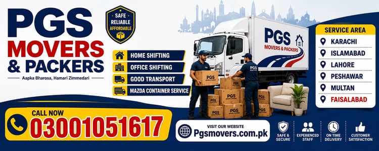 Movers and Packers, Home Shifting, Relocation, Cargo, Goods Transport