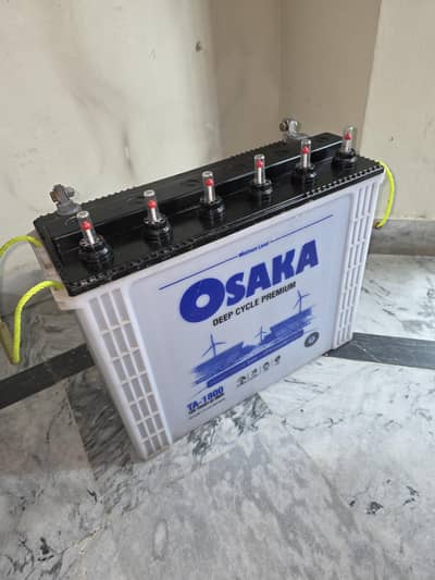 Used Tall Tubular Osaka TA-1800 battery