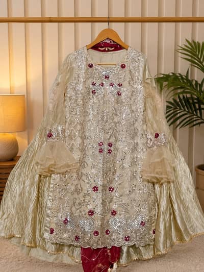 Party Wear Suit Designer Festive Suit Heavy Embellished Frock