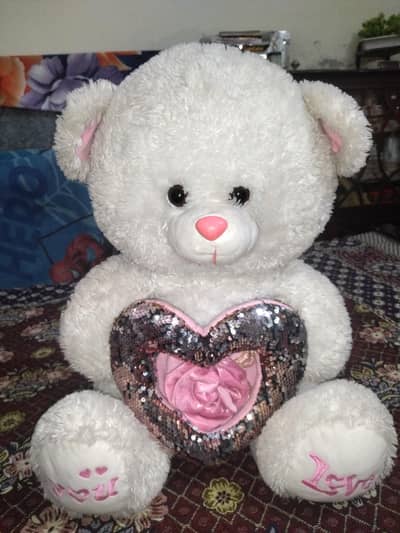 new condition teddy bear is for sale