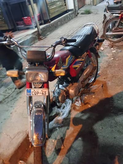 Honda CD 70 2021 modal number Islamabad good condition