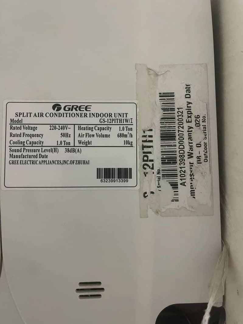 Gree 1 ton split ac 1