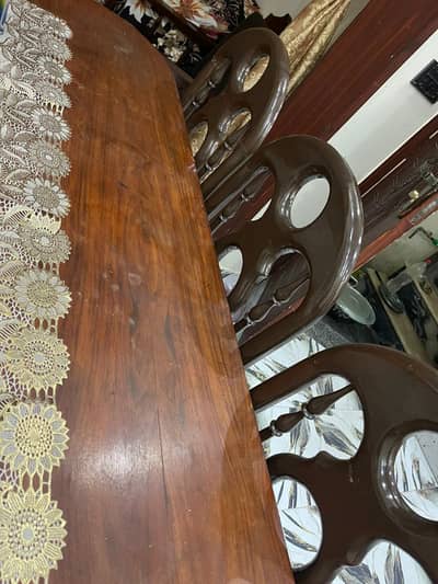 dinning table for sale pure wood condition neat clean