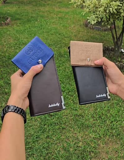 Man's leather wallet