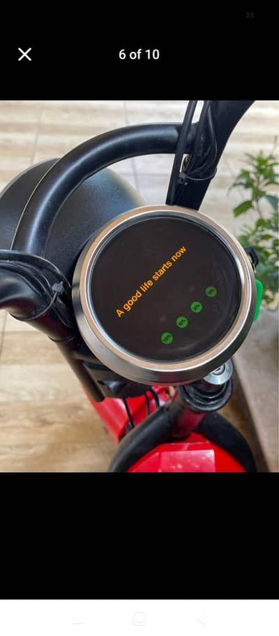 electric scooty .