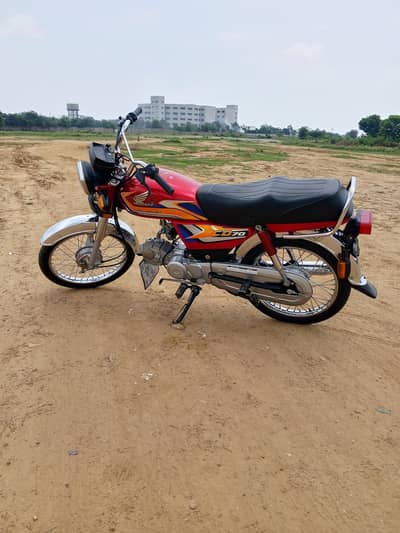 Honda 70cc All Punjab number lush condition biomatric transfer mauqy p